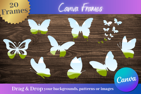 20 Canva Butterfly Frame Templates: Elevate Your Creative Projects