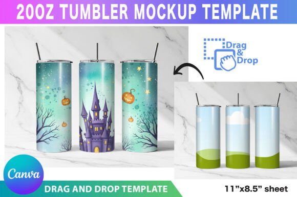 20 Oz Skinny Tumbler Canva Templates: A Complete Design Guide