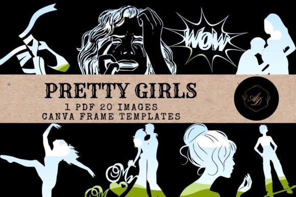 20 Pretty Girls Canva Templates for Unique Designs