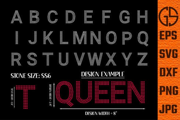 Alphabet Rhinestone Templates Design: A Sparkling Toolkit for Modern Creators