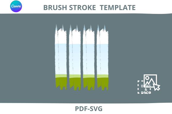 Brush Stroke Canva Frames: Elevate Your Visual Storytelling