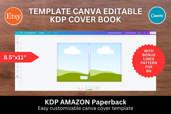 Canva KDP Cover Templates + Bonus: Simplify Your Book Design