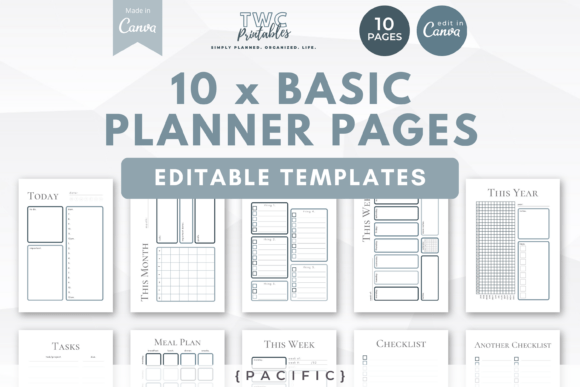 Master Your Schedule with Canva Planner Templates | PACIFIC