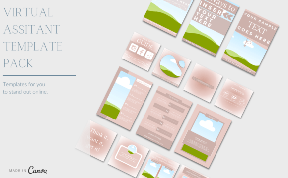 Mastering Social Media with 130 VA Canva Templates