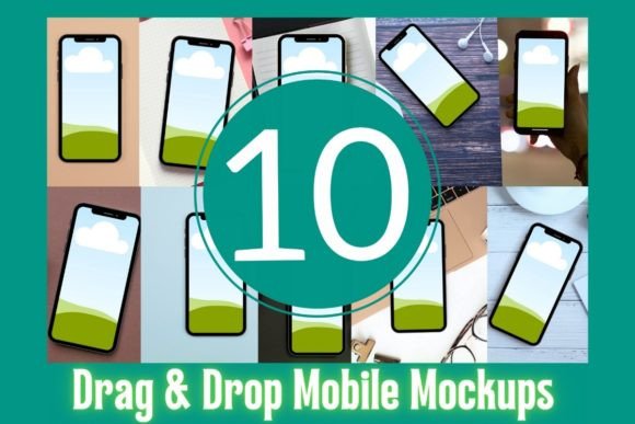 Mobile Frame Mockups - Canva Templates: Show Off Your Digital Work