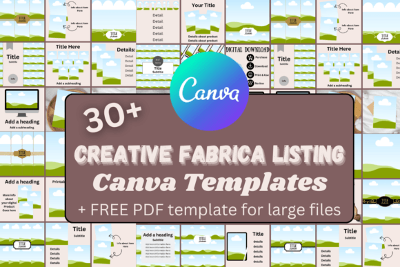Streamline Your Creative Fabrica Listings with Canva Templates