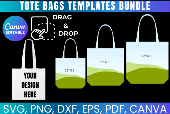 Tote Bags Templates Bundle: Elevate Your Gift Bag Designs