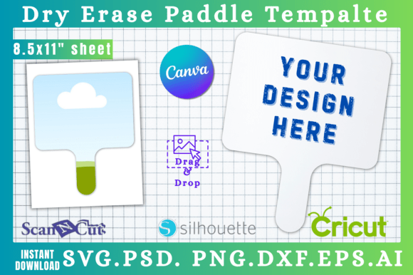 Unleash Your Creativity with Dry Erase Paddle SVG & Canva Templates