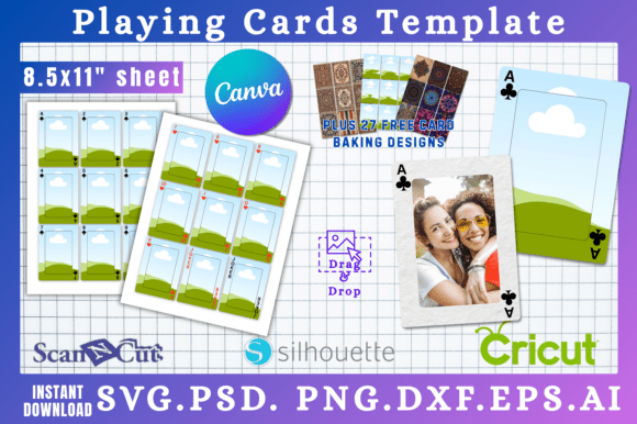 Unlocking Creative Potential with Pocker Playing Card Deck SVG Templates 1